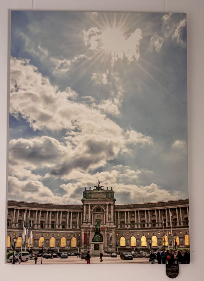 Highlight über der Hofburg